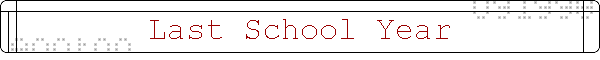 Last School Year